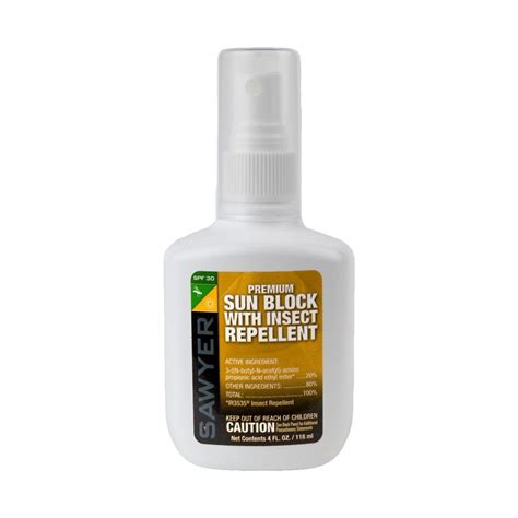 Premium Sunblock with Insect Repellent - Sawyer | Insect repellent, Repellent, Deet free