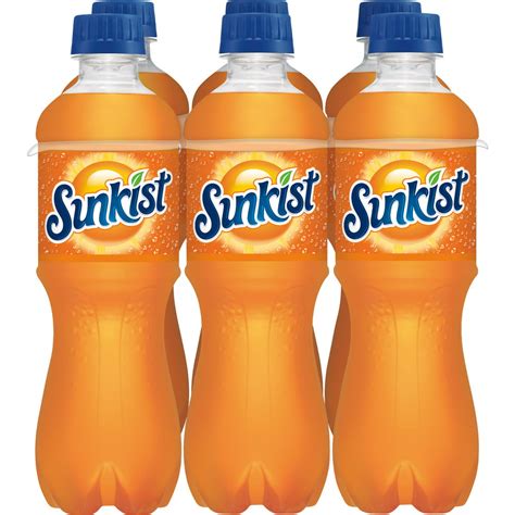 Sunkist Orange Soda, 16 fl oz bottles, 6 pack - Walmart.com - Walmart.com