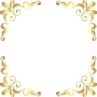 Gold Corners Transparent Clip Art Image | Gallery Yopriceville - High-Quality Free Images and ...