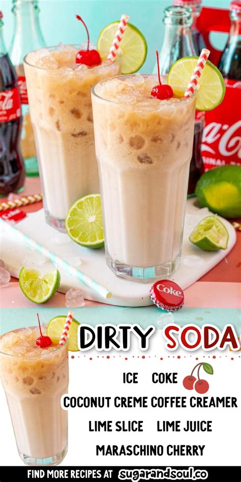 Dirty Soda (Popular TikTok Recipe) - Sugar and Soul