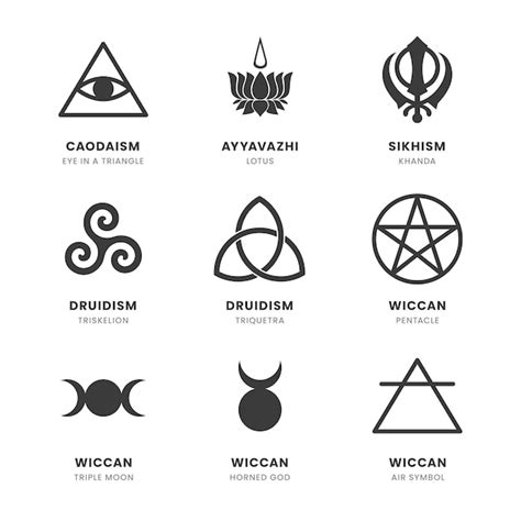 Free Vector | Flat design religious symbol collection