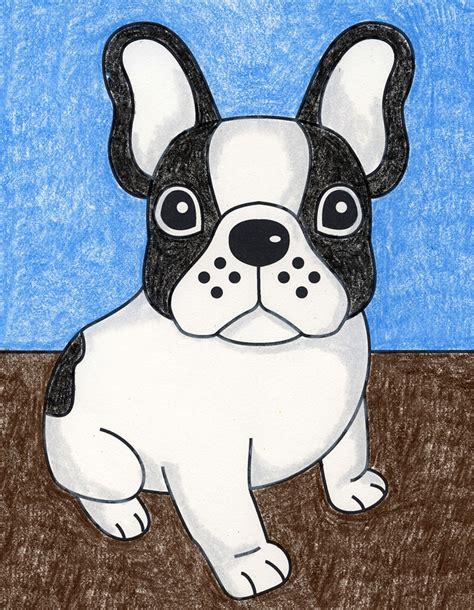 How To Draw A French Bulldog Face : Minimalist french bulldog face ...