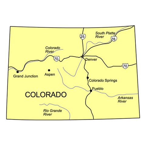 Colorado Map Cities