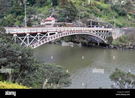 King's Bridge at the entrance to Cataract Gorge in Launceston, Tasmania Stock Photo - Alamy