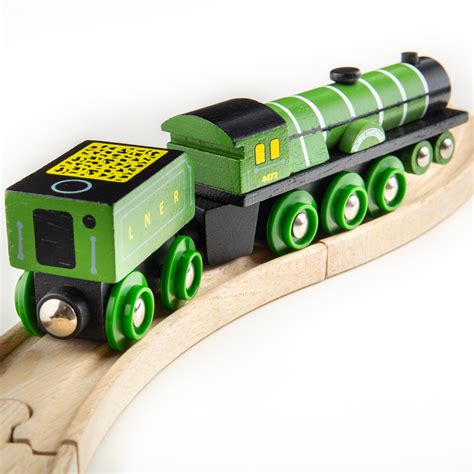 Bigjigs Rail Wooden Heritage Collection Flying Scotsman Train Play Set Railway 691621094587 | eBay