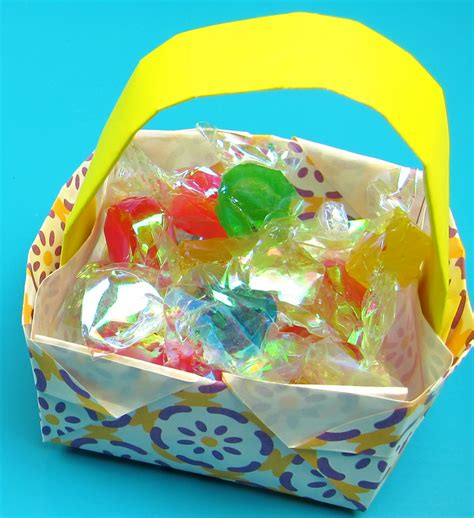 Origami Easter Basket | AllFreePaperCrafts.com