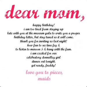 Quotes Dear Mom Letters. QuotesGram