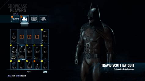 Travis Scott Batman Suit Slot at Batman: Arkham Knight Nexus - Mods and ...