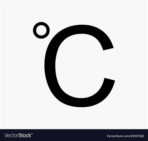 Celsius icon Royalty Free Vector Image - VectorStock