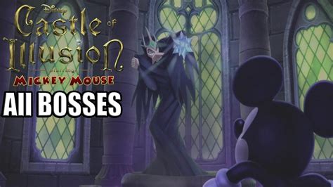 Castle of Illusion Starring Mickey Mouse - All Bosses - YouTube