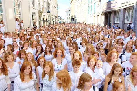 Breda, Netherlands holds an annual National Redhead Day convention ...