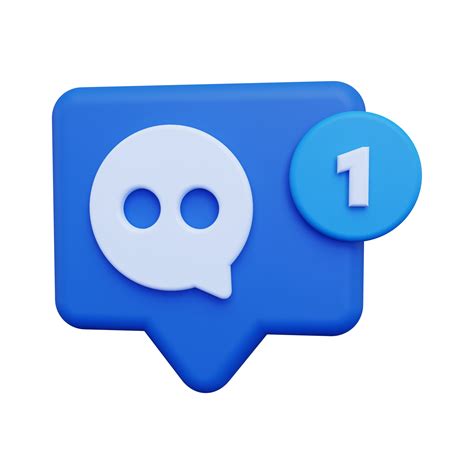 icono de notificación de mensaje 3d 10873258 PNG