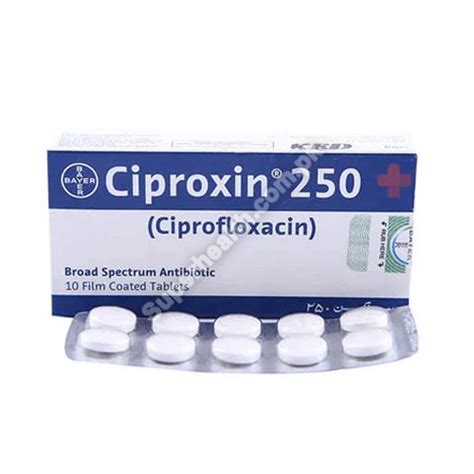 Ciproxin 250mg Tab (bayer) | Super Health