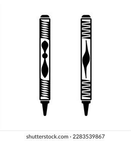 Crayon Icon Drawing Crayon Vector Art Stock Vector (Royalty Free) 2283539867 | Shutterstock