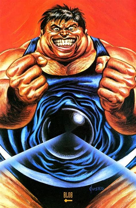 Blob by Joe Jusko | Marvel, Comic villains, Marvel comic books