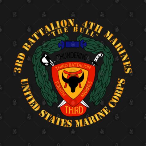 3rd Battalion, 4th Marines - The Bull - 3rd Battalion 4th Marines The Bull - T-Shirt | TeePublic