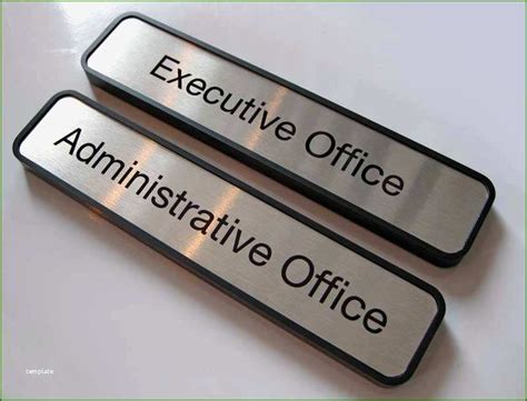 17 Impeccable Office Door Name Plates Template You'll Want to Copy ...