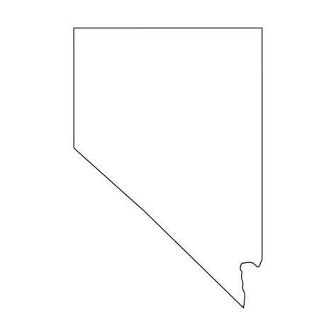 Nevada State Outline Clipart - bmp-ify