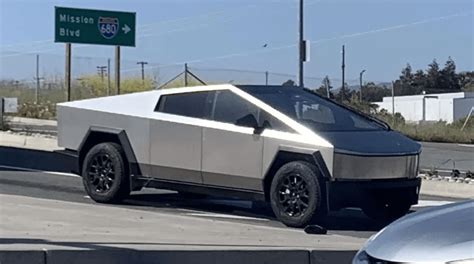 A Tesla Cybertruck Was Caught In the Wild Looking a Little Off