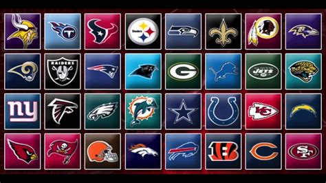 List Of All 32 Nfl Teams - Image to u