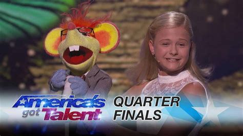 12 Year Old Singing Ventriloquist Amazes Again On America's Got Talent