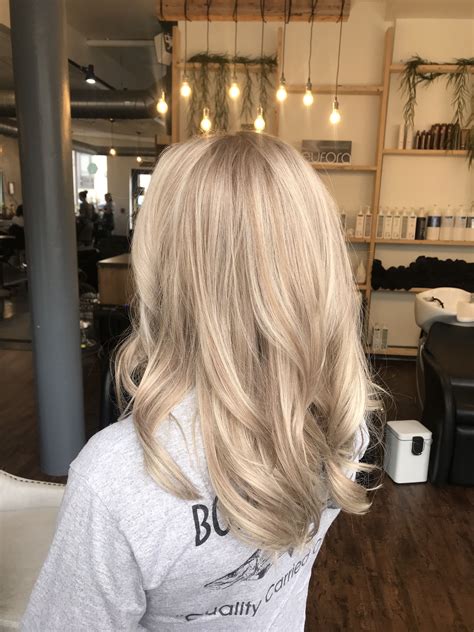 Sandy beige blonde babylights | Beige blonde hair, Summer blonde hair ...