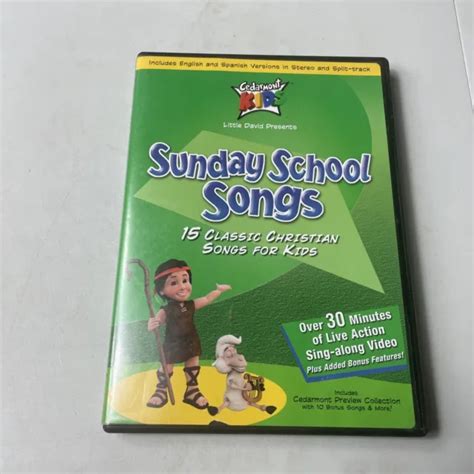 CEDARMONT KIDS SUNDAY School Songs Dvd 15 Christian Songs For Kids Dvd Region 0 $19.97 - PicClick AU