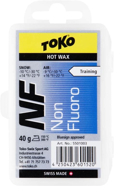 Toko - Ski/Snowboard Wax - Hot Wax - No Fluor - -10ᵒC tot -30 ᵒC - Warm ...