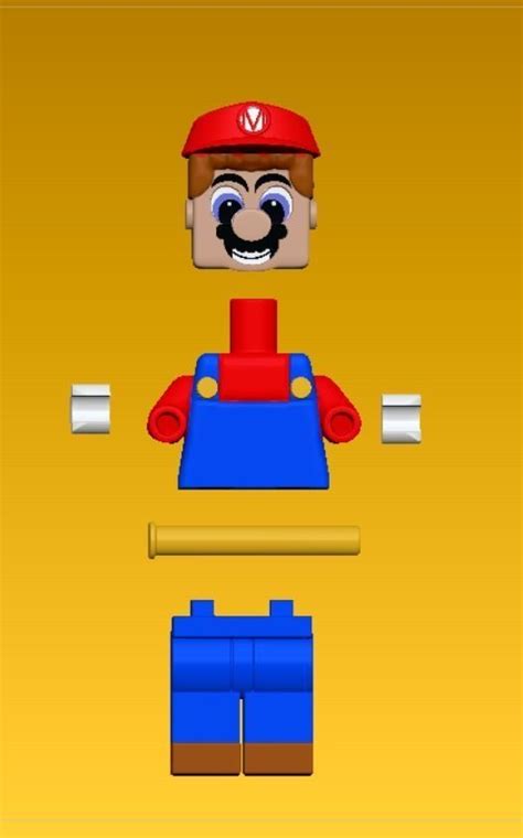 Mario toilet paper holder 332mm high 3D model 3D printable | CGTrader