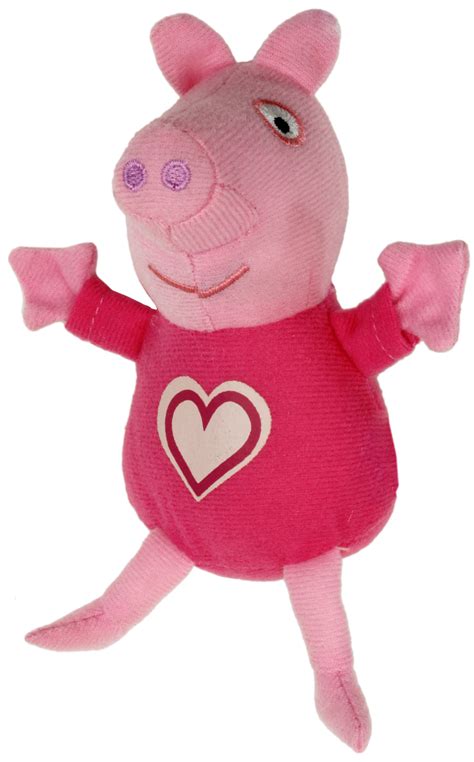 Peppa Pig: Heart Peppa - Plush Figure Image at Mighty Ape NZ