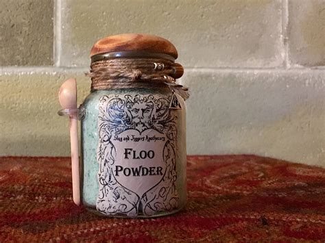 Floo Powder A Decorative Harry Potter Glass Jar of Magical