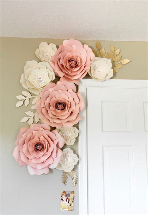 10+ Wall Decor Paper Flowers – HOMYRACKS