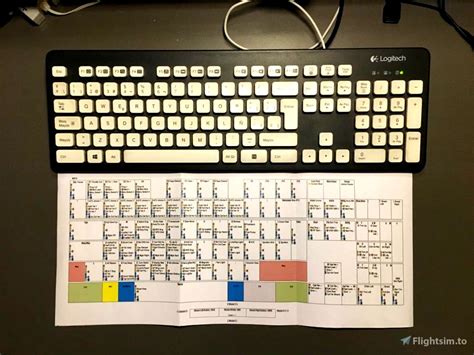 Customizable Keyboard Layout with Default MSFS Commands for Microsoft ...