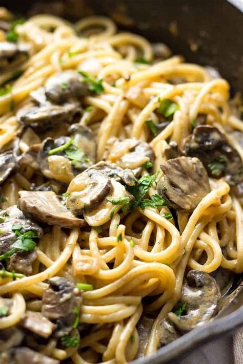 Mushroom Stroganoff Recipe (So Creamy!) - Lavender & Macarons