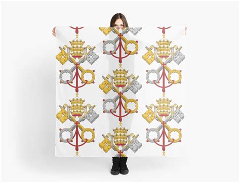 "Papal Coat of Arms crossed keys" Scarves by JoeReiddesigns | Redbubble