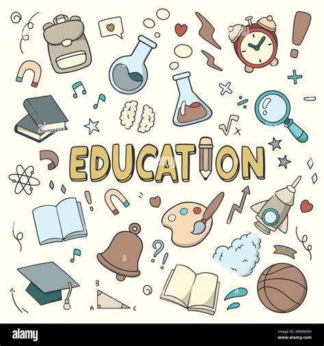 Education doodle. Vector illustration Stock Vector Image & Art - Alamy