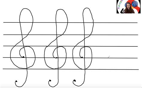 *Learning music theory? *Want to learn how to draw? *Watch this video to help you draw treble ...