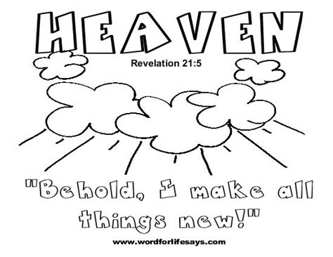 Heaven Coloring Pages at GetColorings.com | Free printable colorings pages to print and color