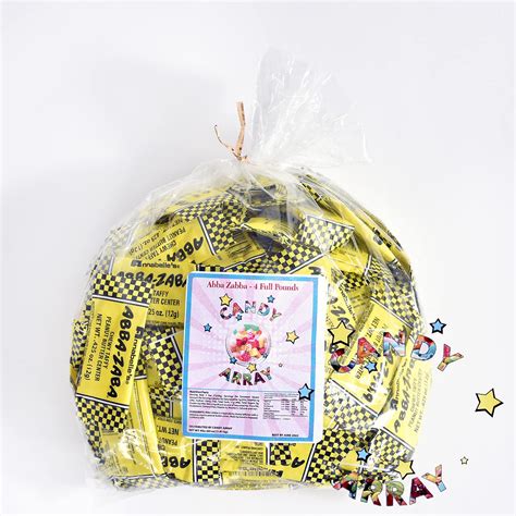 Buy ABBA ZABBA - 4 LBS BULK Chew Taffy Mini Candy Bars 100+ Creamy ...