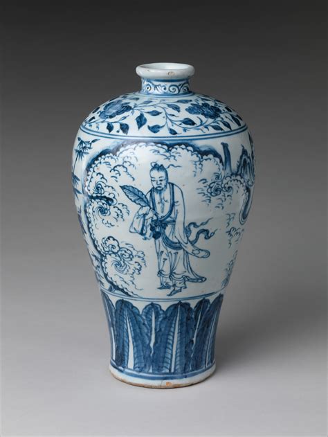 Vase in Meiping Shape with Daoist Immortal Zhongli Quan | China | Ming ...