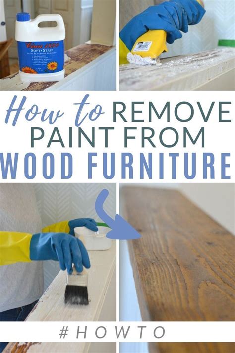 The Best Way to Remove Paint from Wood | Paint remover, Wood railing ...