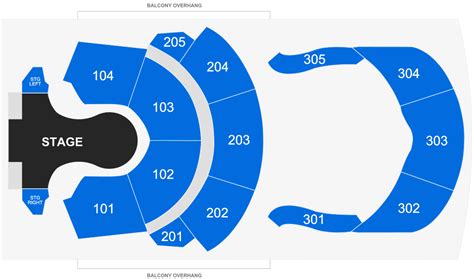 New York New York Theatre Seating Chart & Map | Vegas Lens