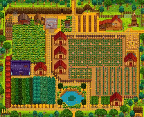 Planned the first full layout of my farm. Suggestions/Tips? : r ...