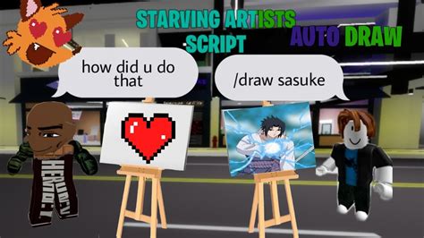 Starving Artists script auto draw 80+ photos roblox | NixScripts - YouTube