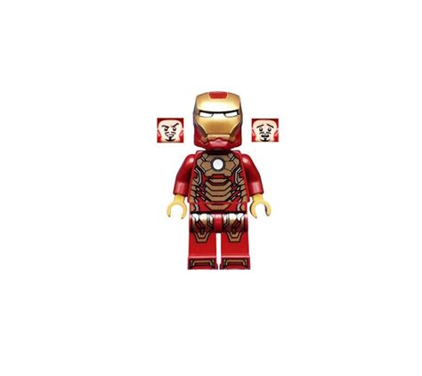 Lego MINIFIGURE Super Hero Iron Man Mark 42 Armor - Etsy