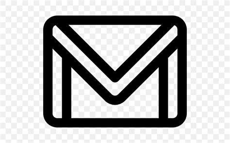 Gmail Email Google Logo, PNG, 512x512px, Gmail, Area, Black, Black And White, Brand Download Free