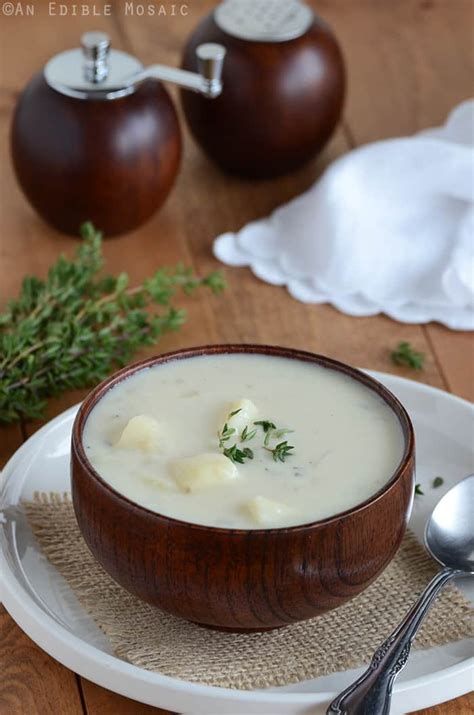 Creamy Potato Onion Soup - An Edible Mosaic™