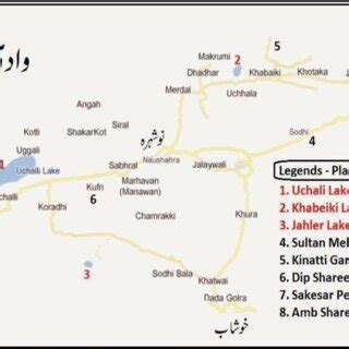 4: A Local Map of Soon Valley indicating visisting places of the valley ...