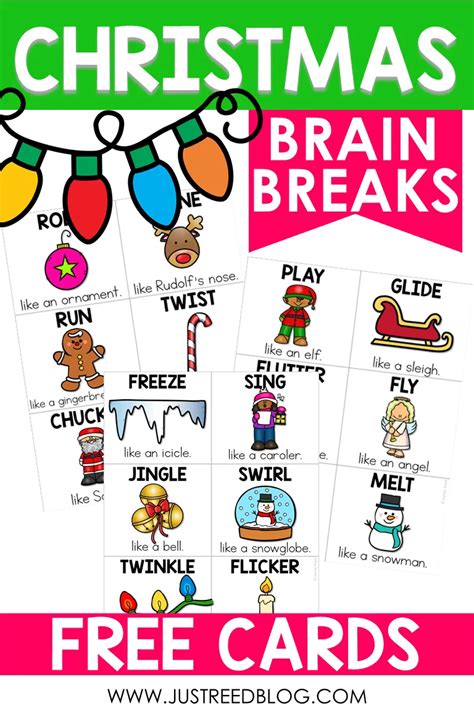 Christmas Brain Breaks to Get the Wiggles Out - Just Reed & Play | 크리스마스