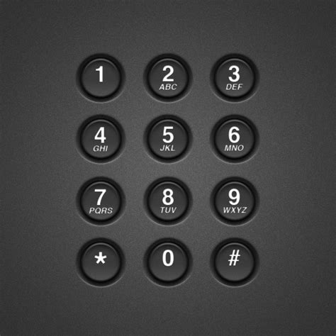 Create a Realistic Telephone Keypad Using Layer Styles